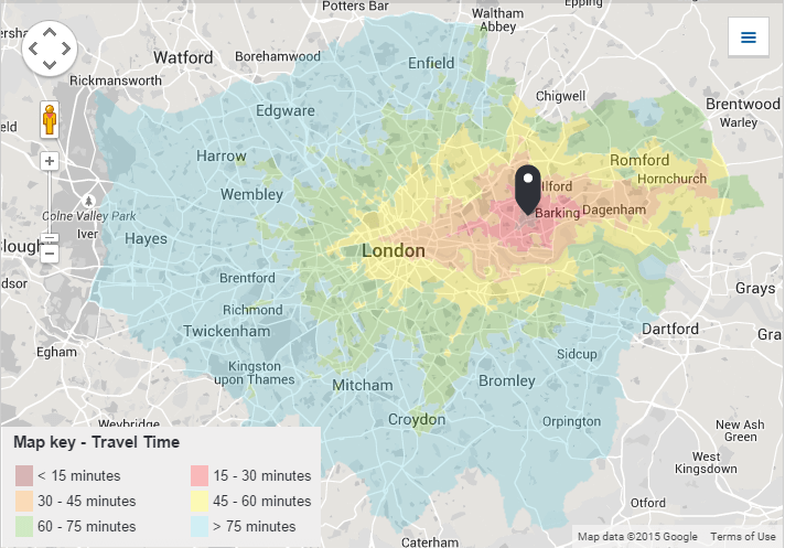 Boleyn-Ground-travel-time