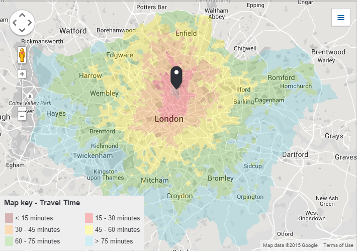 arsenal stadium map