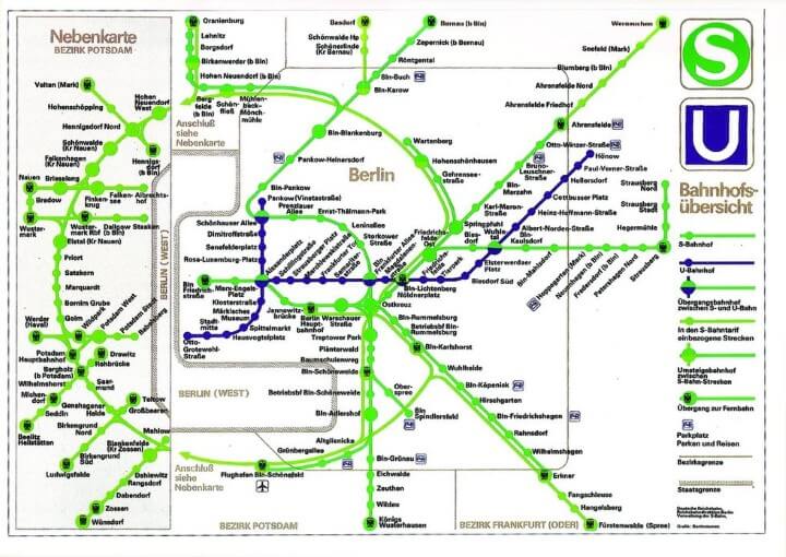 There's Something Missing From This East German Transit Map